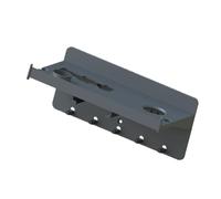 ZYHARUKO Organizadores de cocina multiusos para accesorios de mezclador, 7 ranuras, 5 ganchos, no requiere taladrar, estante de almacenamiento montado en la pared, organizador de montaje en pared