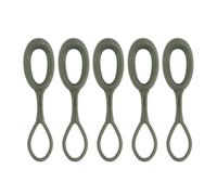 ZYHARUKO Paquete de 5 cordones portátiles con cremallera, coloridos deslizadores desmontables para uso diario, mango ergonómico