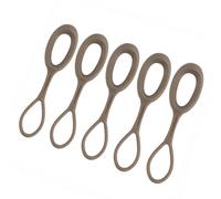 ZYHARUKO Paquete de 5 cordones portátiles con cremallera, coloridos deslizadores desmontables para uso diario, mango ergonómico