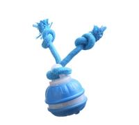 ZYHARUKO Pelota de perro saltando resistente a las mordidas, construcción ABS que simula el movimiento de la presa fomenta el juego de liberación de energía interactiva chirriante pelota de juguete