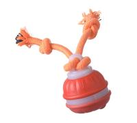 ZYHARUKO Pelota de perro saltando resistente a las mordidas, construcción ABS que simula el movimiento de la presa fomenta el juego de liberación de energía interactiva chirriante pelota de juguete