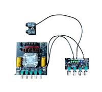 ZYHARUKO Placa de reverberación profesional de karaoke de 8 a 36 V, amplificador de sonido de efecto frontal, placa de preamplificador, módulo de mezcla DSP, módulo de preamplificador para karaoke