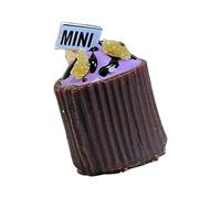 ZYHARUKO Prácticas casas de muñecas pequeñas de chocolate para cupcakes que añaden detalles encantadores a cocinas y comedores, decoración del hogar, casas de muñecas, cupcakes en miniatura