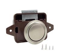 ZYHARUKO Puerta de empuje sin llave para campistas, muebles de autocaravana, pestillos de empuje para armarios, muebles, campervan y gabinetes