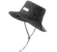 ZYHARUKO Sombrero de pesca al aire libre con protección solar de secado rápido para senderismo y camping, escalada de montaña, deporte, Negro, Talla única