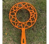 ZYHARUKO Soplador de burbujas de mano para patio gigante, juguete de actividad al aire libre, boda, celebración, fiesta, varita gigante para hacer burbujas