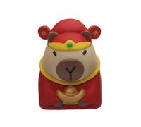 ZYHARUKO Teclas artísticas de resina con tapas de diseño de animales adorables para teclados mecánicos con degradados vibrantes, teclas de resina Capybara