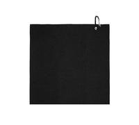 ZYHARUKO Toalla de golf de microfibras, herramienta de limpieza de cabeza con gancho de mosquetón, clip de resistencia, herramienta de paño de limpieza de palo de golf, limpiador de cabeza de toalla