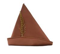 ZYHARUKO Tocado unisex con plumas, sombrero puntiagudo, accesorio ligero para Halloween, cosplay y festivales culturales, carnavales, celebraciones