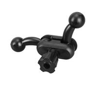 ZYHARUKO Varilla de extensión ajustable de doble cabezal de 17 mm para soporte de teléfono y sistema de navegación de vehículos