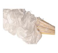 ZYHARUKO Velo LED para danza del vientre, hecho a mano, seda de 1,8 m de largo, abanicos de bambú, accesorios para actuaciones, disfraces, abanicos de danza del vientre, hecho a mano, seda para bailar