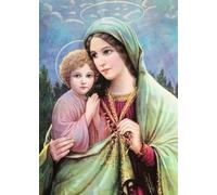 ZYHDK 1000 Piezas Rompecabezas De Arte ,Irregularity Rompecabezas ,Jesus The Madonna Marys Oil Painting ,Juguetes Personalizados para Adultos ,Elderly Juegos De Memoria Y Cognición Gifts Xd364Yk