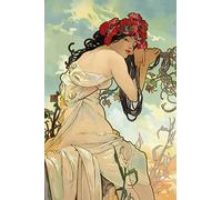 ZYHDK 1500 Piezas ，Colorful Rompecabezas ，Fotos ，Gifts ，Alphonse.Mucha Illustrations ，Juegos para Reducir El Estrés Familiar ，Decoración De Arte Mural,Qz67Ax