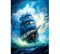 ZYHDK 1500 Piezas ,Fotos ,Un Rompecabezas Difícil ,Gifts ,Vistoso ,Sailboats Abstract Painting ,Pósteres para Aliviar El Estrés En Familia con Juguetes De Rompecabezas para Adultos - Rh350Mo