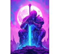 ZYHDK 1500 Piezas - Póster -Irregular Puzzle - Gifts - Knightss Illustrations - Juguetes Desafiantes Y Divertidos para Toda La Familia - Decoración De Arte Mural, Wx217Zk