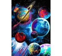 ZYHDK 1500 Piezas ，Vistoso Fun Rompecabezas ，Póster ，Gifts ，Abstract Picture of The Universes ，Juegos para Reducir El Estrés Familiar ，Juguetes De Desafío para Adultos - Zy225Zk