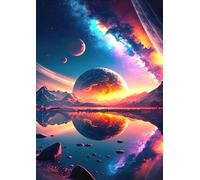 ZYHDK 1500 Piezas ，Vistoso Fun Rompecabezas ，Póster ，Gifts ，Abstract Picture of The Universes ，Juegos para Reducir El Estrés Familiar ，Juguetes De Desafío para Adultos - Zy229Zk