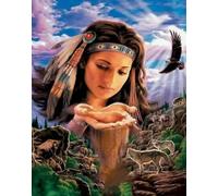 ZYHDK 2000 Piezas - Fun Art Puzzle - Vistoso Rompecabezas Difícil - Nativess India Posters - Personalised Adult Toy - Juegos para Reducir El Estrés Familiar - Hz178Zt