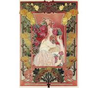 ZYHDK - 2000 Piezas - Puzzle Coloridos - Fotos - Regalos - Alphonse.Mucha Illustrations - Divertido Juguete Puzzle Personalizado para Adultos - Hj208Mb