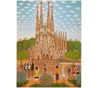 ZYHDK - 2000 Piezas - Rompecabezas de colores - Fotos - Regalos - Barcelona Travel Poster - Juguete Antiestrés Para Adultos - Juegos De Memoria Y Cognición - JP114Aq