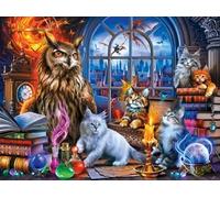 ZYHDK 2001 Pieces Rompecabezas - Colorful Póster - Gifts - Abstract Picture of Cute Cats - For Juguetes De Desafío Difíciles para La Familia - Decoración De Arte Mural,Qz142Ax