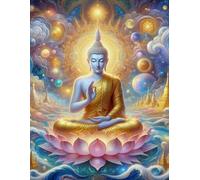 ZYHDK JP130Aq - Puzzle de 2000 piezas para adultos - Pintura artística - Regalos - Buddhass Art - Juegos de reducción del estrés familiar - Juguetes Challenge para adultos