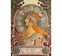 ZYHDK JP94Aq 2000 piezas rompecabezas para adultos - Regalos - Alphonse Mucha Classic Pintura - Juegos de memoria y cognición para ancianos