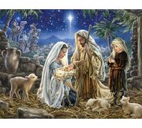 ZYHDK Puzzle 2000 Piezas - Irregular - Rompecabezas Difícils - Jesus The Madonna Oil Painting - Juegos De Memoria para Adultos - Juguetes para Aliviar El Estrés En Familia Gifts, Hz77Zt