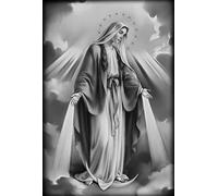 ZYHDK Puzzle Art Picture - 1500 Piezas - The Madonna Oil Painting Poster - Juegos De Memoria Y Cognición para Personas Mayores - Juguetes De Desafío para La Diversión Familiar Gifts - Wz32Zw