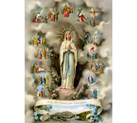 ZYHDK Puzzle Art Picture - 1500 Piezas - The Madonna Oil Painting Poster - Juegos De Memoria Y Cognición para Personas Mayores - Juguetes De Desafío para La Diversión Familiar Gifts - Wz27Zw