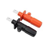 Zyhhlxh Conector de almacenamiento energía un solo núcleo, 2 unidades, 120 A, 200 A, CC, 1000 V, conector terminal impermeable cobre rojo scz.