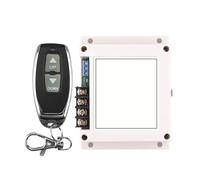 Zyhhlxh Interruptor de control remoto for motor 12 V CC, 400 W, 2 canales, avance, retroceso, subida, bajada, parada, bomba agua, aceite, interruptor limitado inalámbrico TX RX wfa.