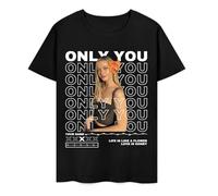 ZYHJJ Camiseta Hombre Mujer Personalizada - Camiseta Personalizada con Texto y Imagen - Camiseta Personalizable por Delante y Detras - Regalos de San Valentín y Navidad Personalizados