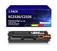 ZYHJZ Cartucho de tóner XC2326 C2326 sin Chip, Compatible con impresoras 24B7498/24B7495/24B7496/24B7497 de Alto Rendimiento (5500/6000 páginas) e impresión eficiente.,K-No Chip