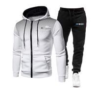ZYHJZ Chándales de 2 piezas para hombre de Doctor Who, conjuntos de sudaderas con capucha de moda, conjuntos de parte superior e inferior para entrenamiento, conjuntos deportivos para correr,White-M