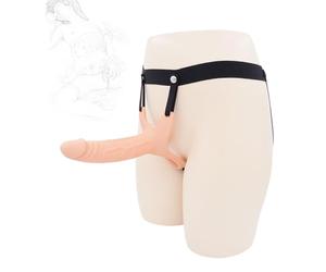 ZYHNYTAO Funda Hueca para Pene Ampliadora Strapon Strap-On Strap-On Consolador Pene Correa Ajustable Ampliadora Masturbador Juguete Sexual para Hombres Mujeres
