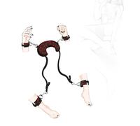 ZYHNYTAO Sex Restraints Bondage BDSM Set BDSM Toy Extreme Bondage Set SM Erótico Juguete Sexual Restricción con Esposas y Tobillos Reposacabezas Restricciones de Cama Esclavo Juguete Sexual