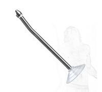 ZYHNYTAO SM Dilatador Uretral Tapón Uretral con Ventosa Dilatador de Sonido Tapón de Pene de Metal para Estimulación Uretral Masturbación de Próstata Bondage Erótico Juguete Sexual para Hombres