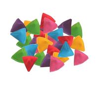 ZYIHNIRB 30 Mini Bolsas de Arena Triangulares para Atrapar Pufs, Ideales para Juegos de Patio Al Aire Libre en El Aula.