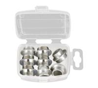 ZYIHNIRB 8 Piezas de Espaciadores de Rodamientos para Patines con Caja de Almacenamiento, Accesorios de Fitness de 8 Mm para Actividades Al Aire Libre, Plata