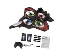 ZYIHNIRB Avión RC, Avión Teledirigido, Planeador RC de Hobby, Juguete para Exteriores para Niños Y Adolescentes, Batería Roja 2