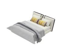 ZYIHNIRB Decoración de Cama para Casa de Muñecas, Escala 1/20, Elegante Adorno de Accesorios de Manualidades en Miniatura, Decoración de Escena China, Muebles, Estilo D