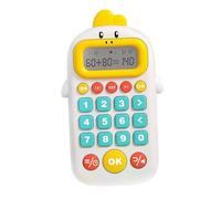 ZYIHNIRB Juego de Matemáticas, Calculadora Electrónica, Suma, Resta, Multiplicación Y División, Juguete Matemático, Juguete Educativo para Niños, Blanco