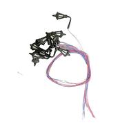 ZYIHNIRB Kit de Maquetas a Escala de 10 Piezas: Farolas Colgantes, Arquitectura Exterior, Jardín de Hadas, Escenas de Edificios, Alto 2.5cm