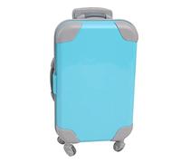 ZYIHNIRB Maleta de Muñeca, Juguetes, Viaje, Casa de Muñecas, Equipaje, Simulación, Juego de Casa de Muñecas 3D, Baúl, Entrenamiento para El Desarrollo, Azul