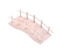 ZYIHNIRB Mini Puente de Arco de Madera para La Decoración del Jardín de La Casa de Muñecas, Madera