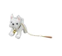 ZYIHNIRB Modelo de Cachorro en Miniatura para Casa de Muñecas a Escala 1:12, Blanco