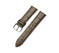 zyimodl 10-24mm Correa simple de cuero vacuno colorido hipoalergénico con grano de bambú para hombres y mujeres