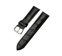 zyimodl 10-24mm Correa simple de cuero vacuno colorido hipoalergénico con grano de bambú para hombres y mujeres