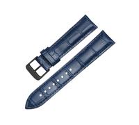 zyimodl 12-24mm Correa de reloj de piel de vaca transpirable y agradable para la piel de diseño clásico con herramienta de instalación, 18mm